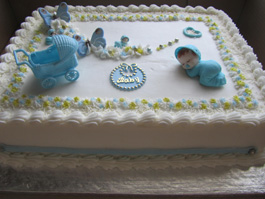 Baby shower cake