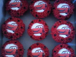Cars Cupcakes 1