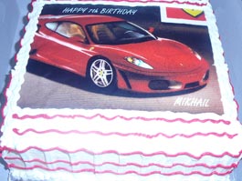 cake Ferrari theme